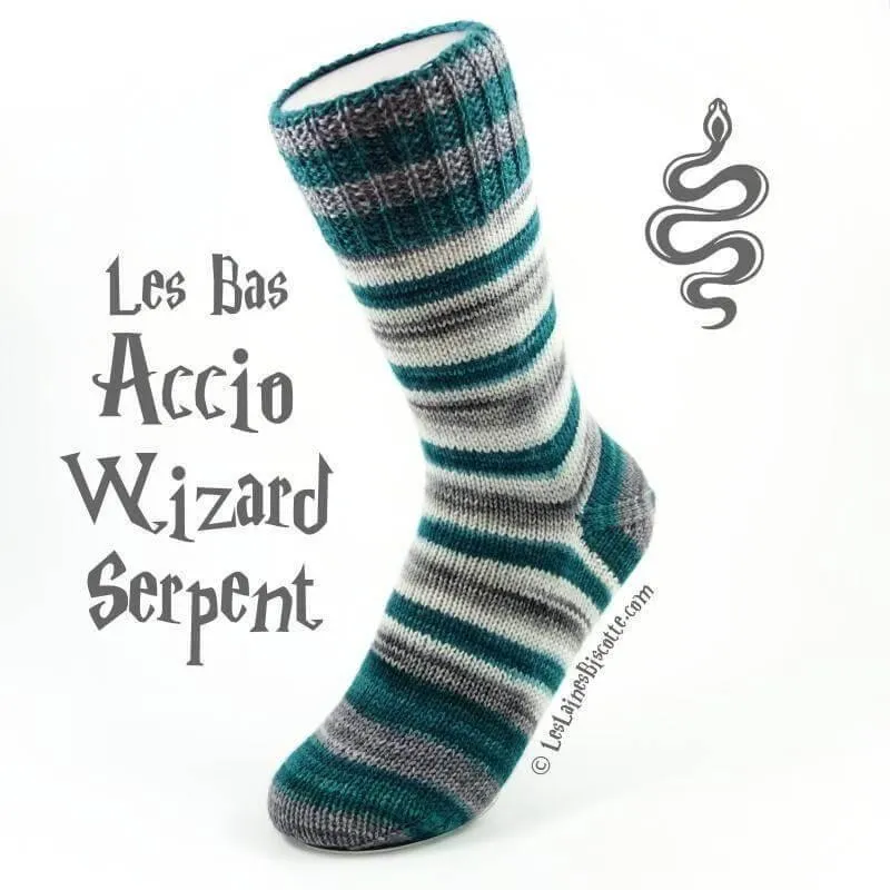 ACCIO Wizard Sock Knitting Pattern