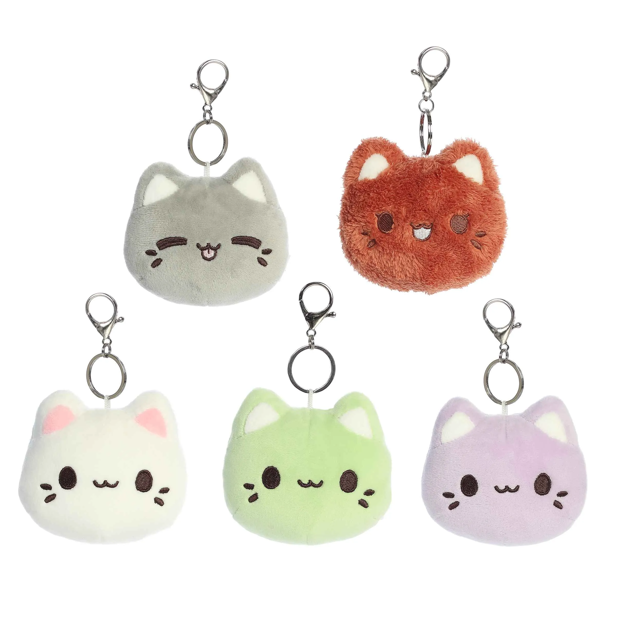 Aurora® - Tasty Peach® - 4" Meowchi Face Blind Bag Keychain