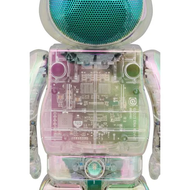 BE@RBRICK AUDIO IRIDESCENT 400％ Portable Bluetooth(R) Speaker CRYSTAL HALO