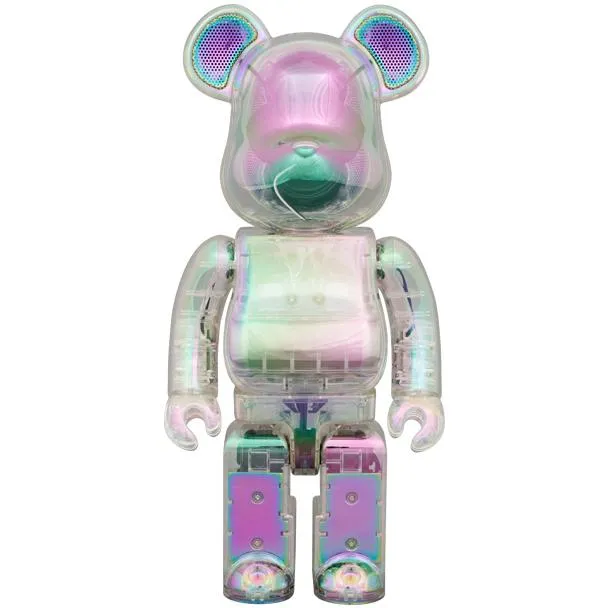 BE@RBRICK AUDIO IRIDESCENT 400％ Portable Bluetooth(R) Speaker CRYSTAL HALO