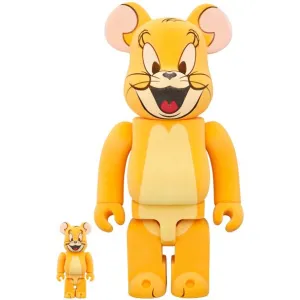 BE@RBRICK JERRY（Classic Color）FLOCKY Ver. 100％ & 400％ (TOM AND JERRY)