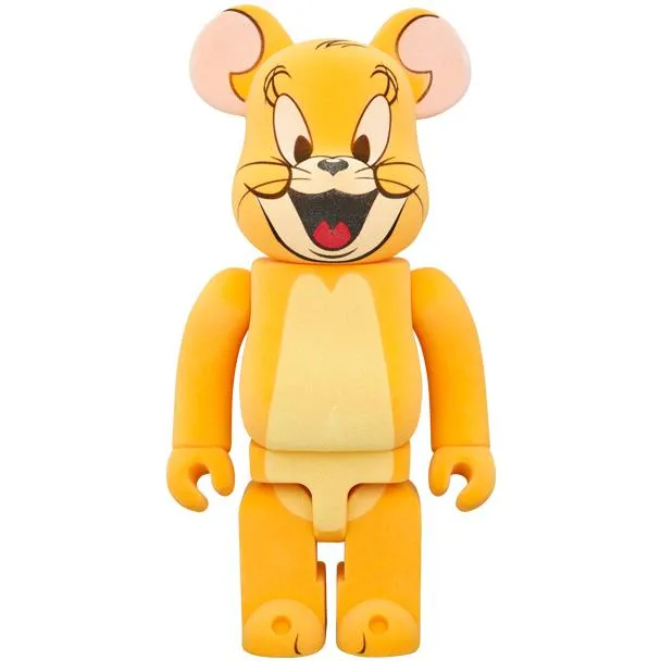 BE@RBRICK JERRY（Classic Color）FLOCKY Ver. 100％ & 400％ (TOM AND JERRY)