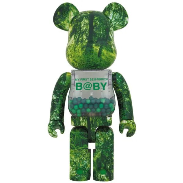 BE@RBRICK MY FIRST BE@RBRICK B@BY FOREST GREEN 1000%