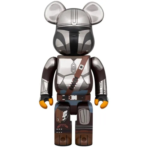 BE@RBRICK THE MANDALORIAN CHROME Ver. 100％ & 400％