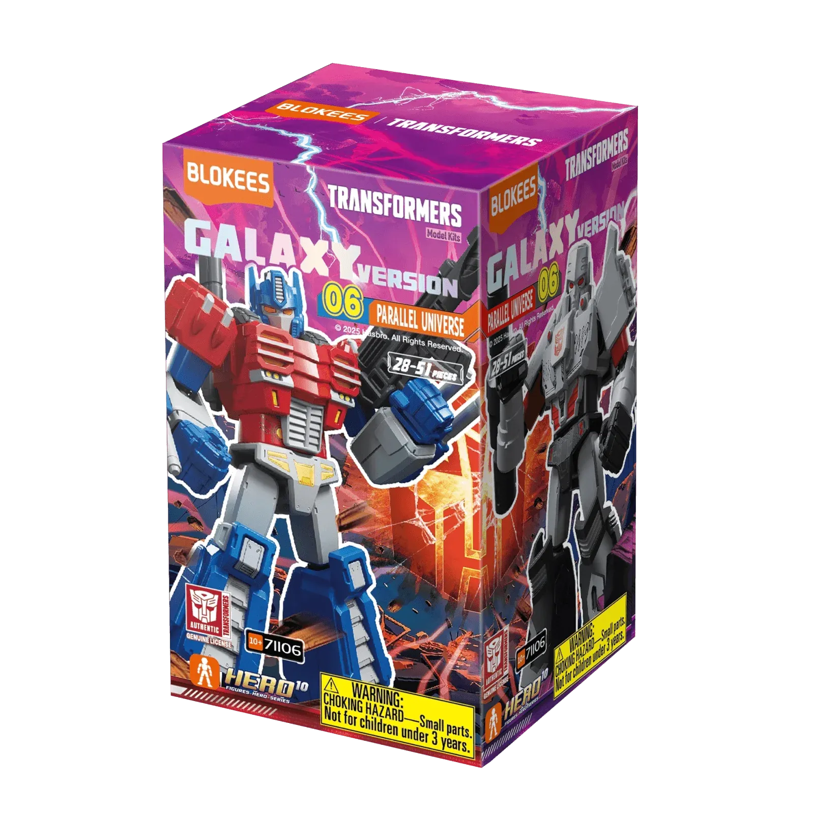 Blokees Transformers Galaxy Version 6 Mini Model Case (Complete Box Set of 9)