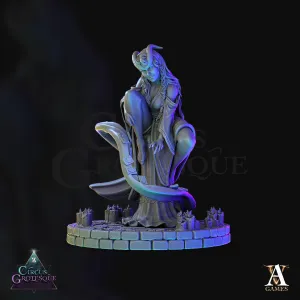 Chaval Female Tiefling 1 (Base with Cards)