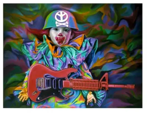 Combrat Rising Archival Print by Ron English