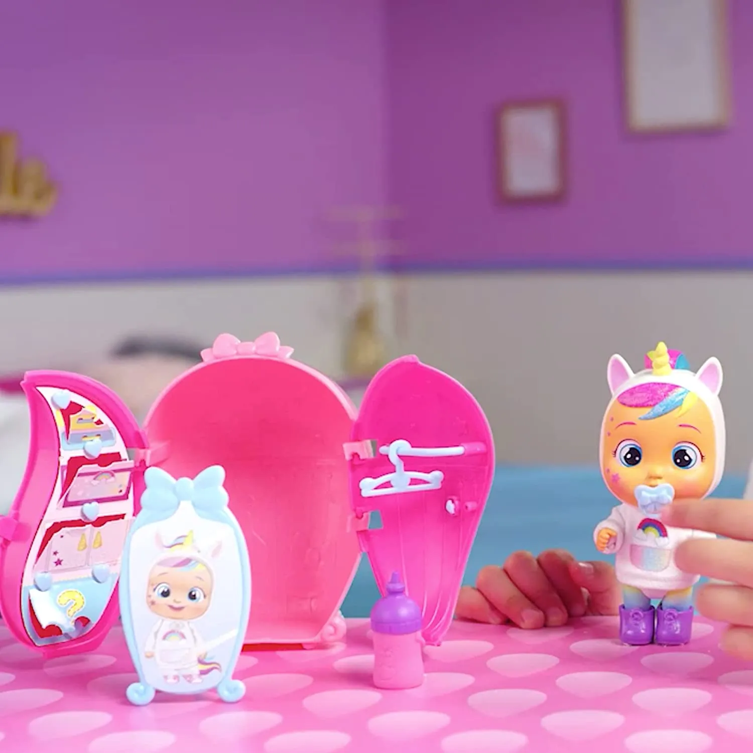 Cry Babies Magic Tears Mini Figure- Dress Me Up Series | 8 Surprise Accessories, Surprise Doll