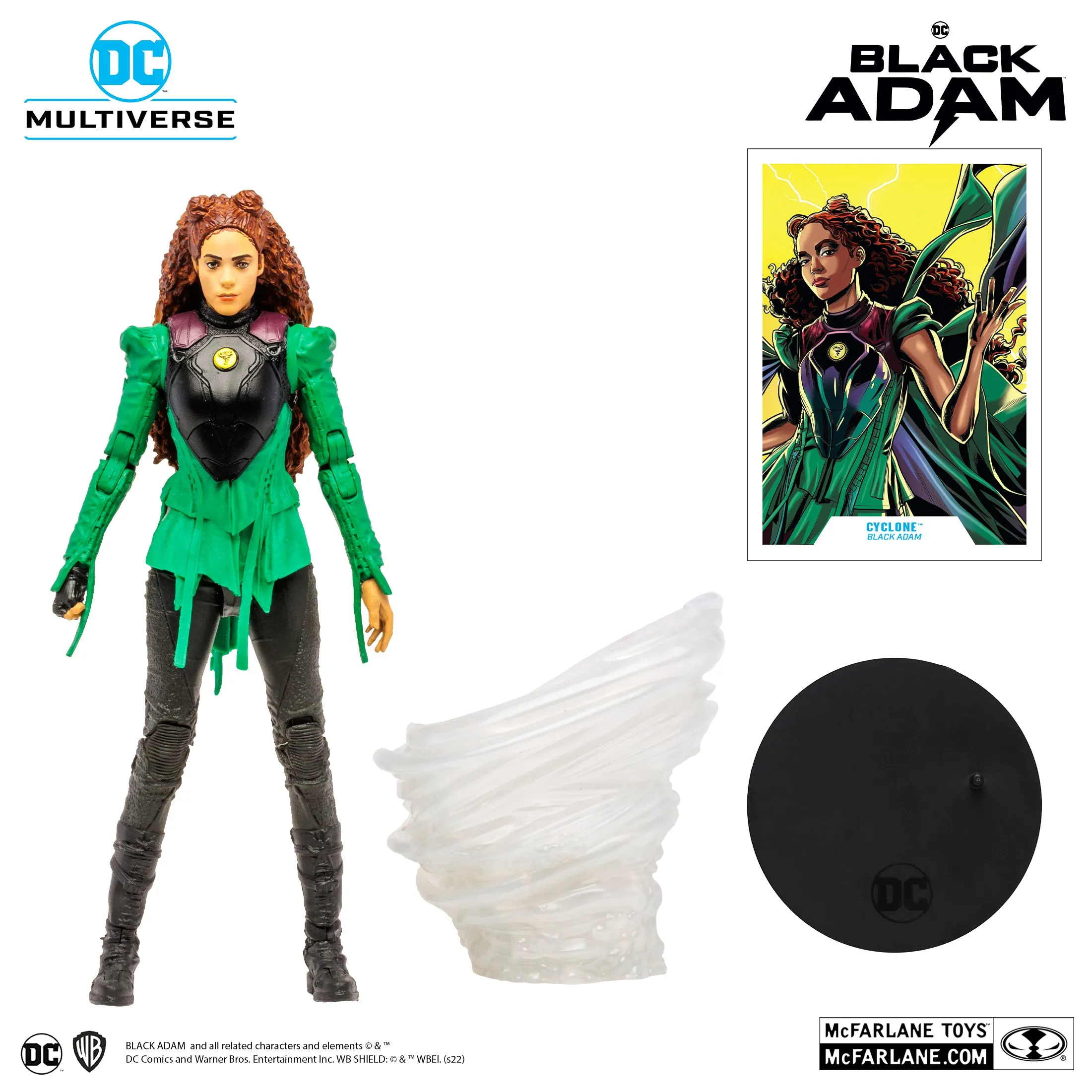DC Multiverse Black Adam Movie Cyclone 7" Inch Scale Action Figure - McFarlane Toys