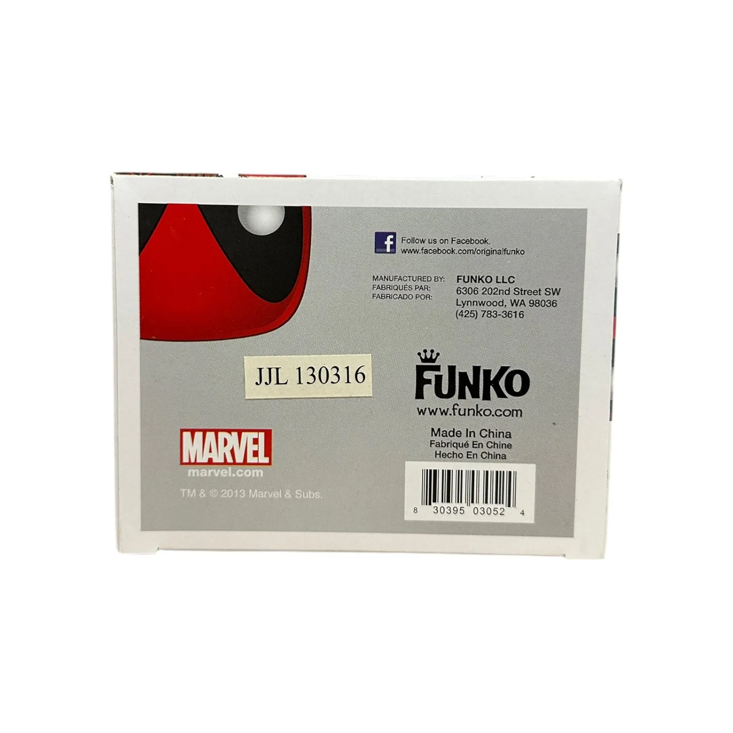 Deadpool #20 (Black & White) Funko Pop! - Marvel Universe - Matt's Cavalcade of Comics, Cards & Collectibles Exclusive - Condition 9/10