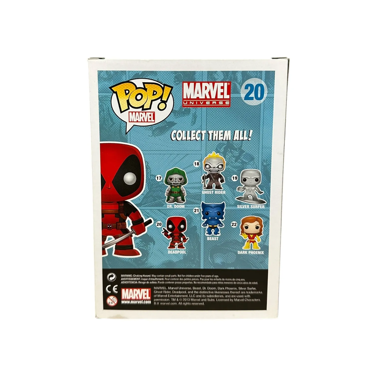 Deadpool #20 (Black & White) Funko Pop! - Marvel Universe - Matt's Cavalcade of Comics, Cards & Collectibles Exclusive - Condition 9/10