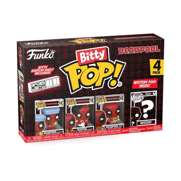 Deadpool - Bathtime Bitty Pop! 4PK