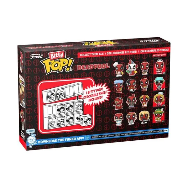 Deadpool - Bathtime Bitty Pop! 4PK