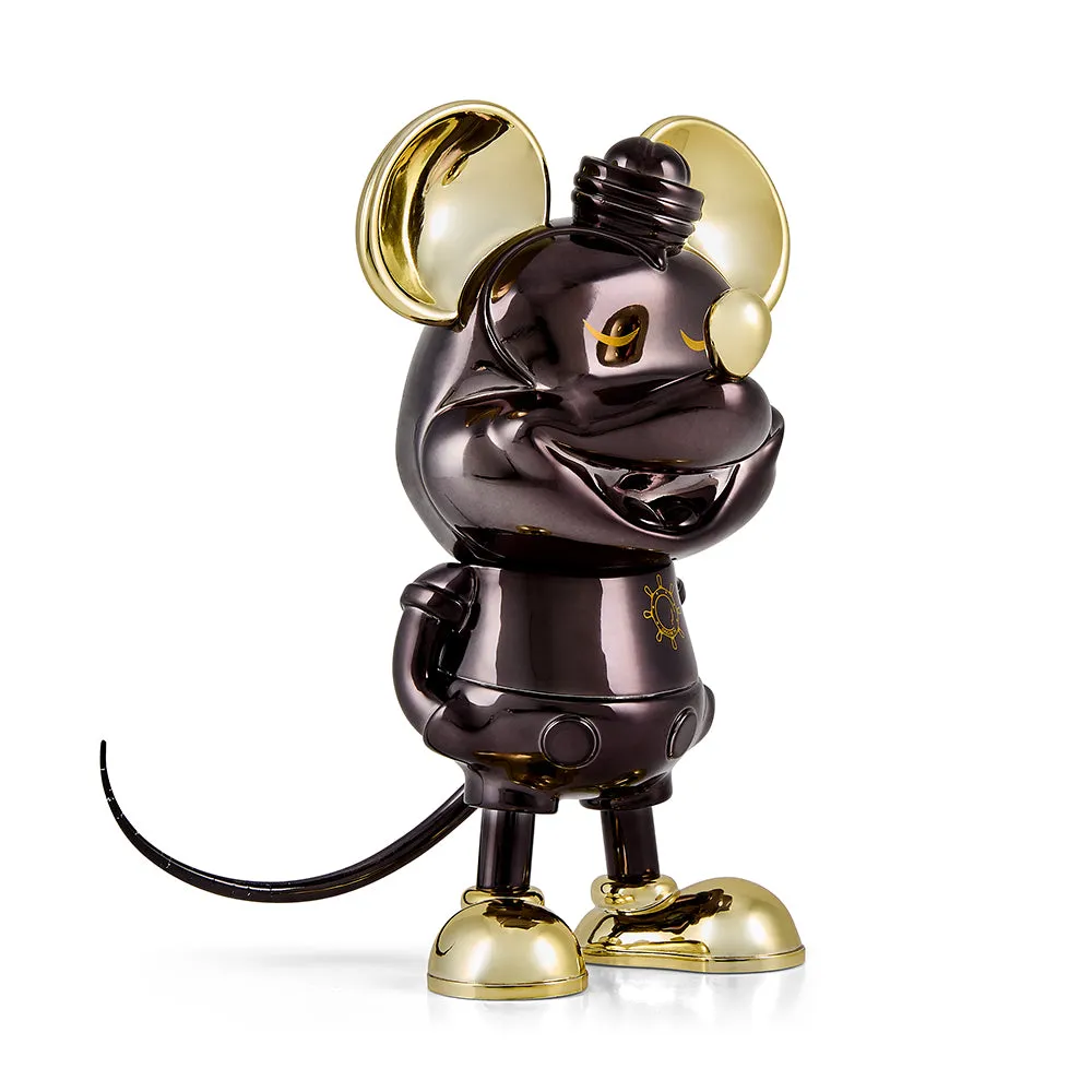 Disney Mickey Mouse "Sailor M." Collectible Vinyl Figure by Pasa - Exclusive Black and Gold Edition