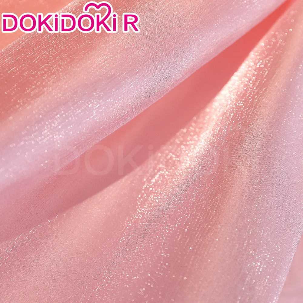 DokiDoki-R Anime Kamichama Karin Cosplay Hanazono Karin Costume Pink Dress