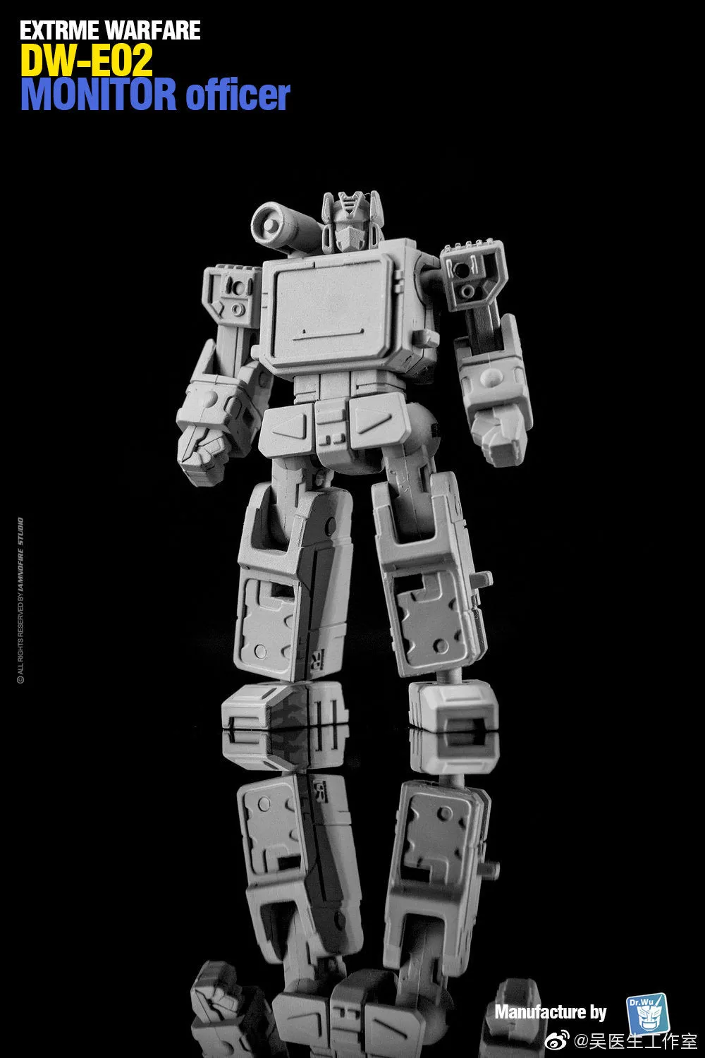 Dr.Wu & Mechanic Studio Extreme Warfare DW-E01 Destroy Emperpo (Galvatron) / DW-E02  Monitor Officer (Soundwave) Legends Class fit to Earthrise Titan Class 2 in 1 set 6cm / 4.6"