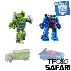 Dr.Wu & Mechanic Studio Extreme Warfare DW-E30M Iron Jack (Wheeljack SG Shattered Glass) / DW-E33 Hammer (Bulkhead)  2 in 1 set 4.5cm