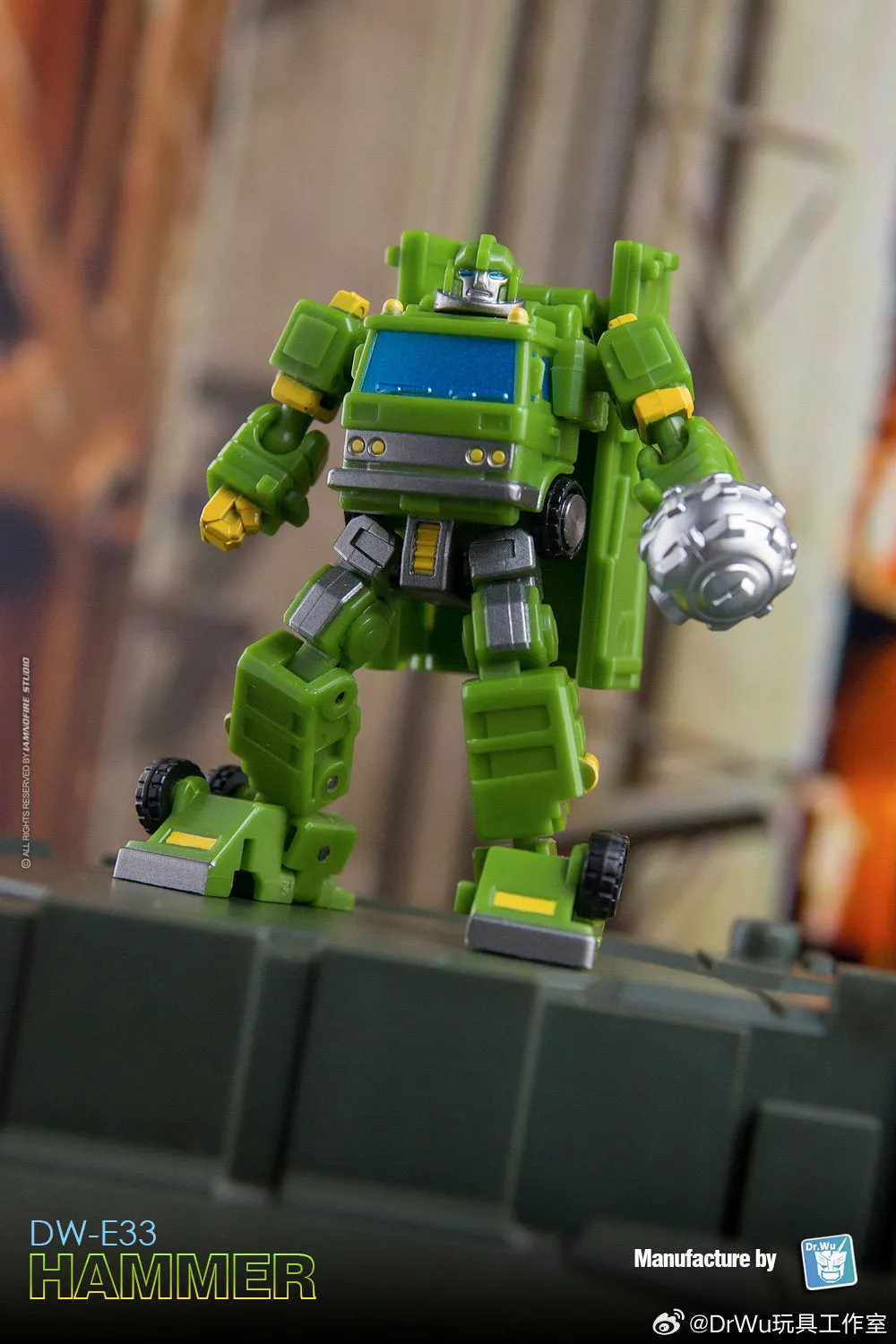 Dr.Wu & Mechanic Studio Extreme Warfare DW-E30M Iron Jack (Wheeljack SG Shattered Glass) / DW-E33 Hammer (Bulkhead)  2 in 1 set 4.5cm