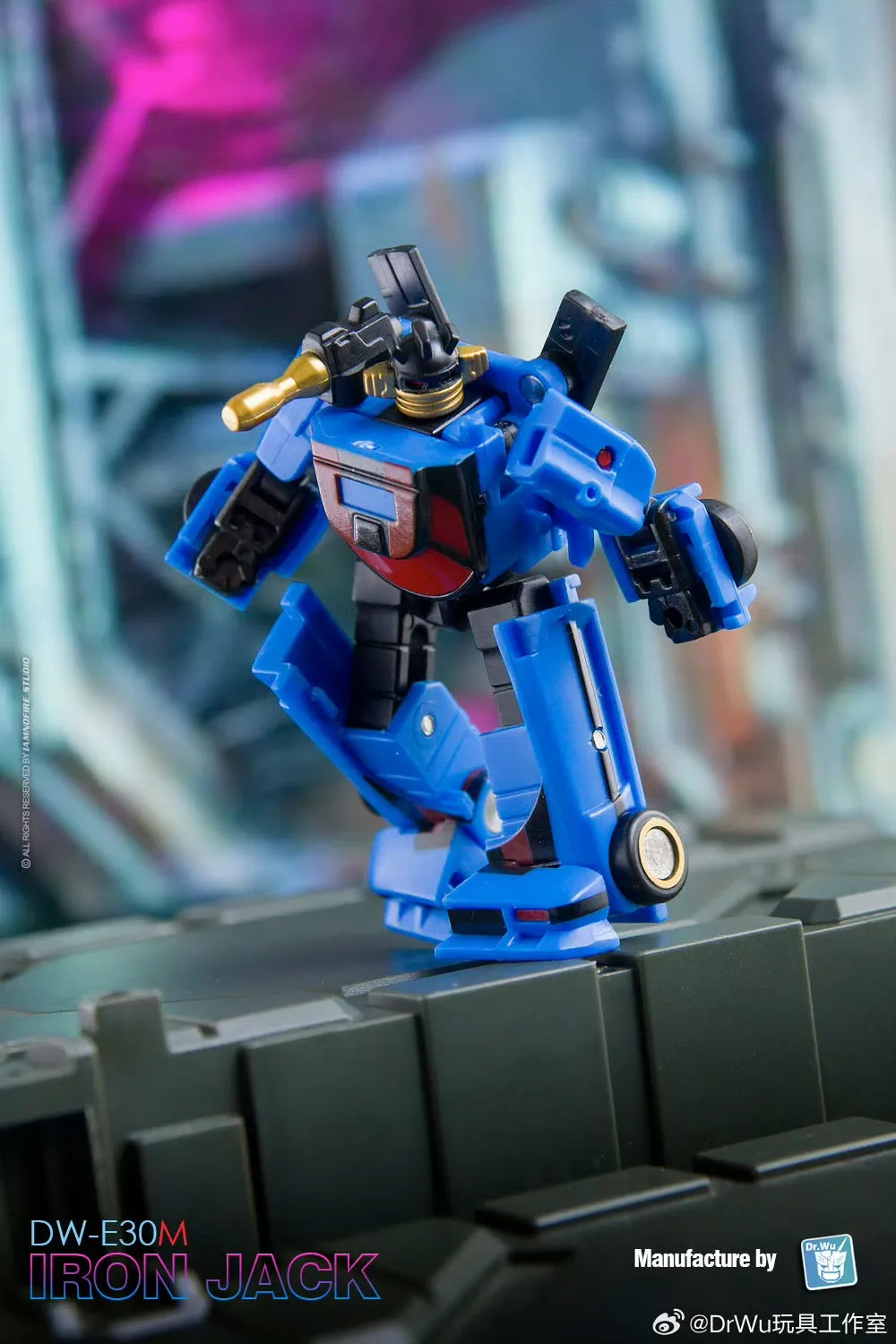 Dr.Wu & Mechanic Studio Extreme Warfare DW-E30M Iron Jack (Wheeljack SG Shattered Glass) / DW-E33 Hammer (Bulkhead)  2 in 1 set 4.5cm