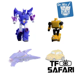 Dr.Wu & Mechanic Studio Extreme Warfare DW-E35 Wingman (Cyclonus) / DW-E34 Wasp (Bumblebee)  2 in 1 set 4.5cm