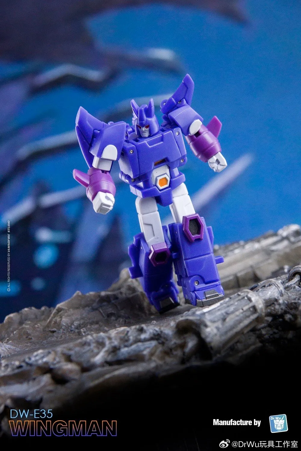Dr.Wu & Mechanic Studio Extreme Warfare DW-E35 Wingman (Cyclonus) / DW-E34 Wasp (Bumblebee)  2 in 1 set 4.5cm