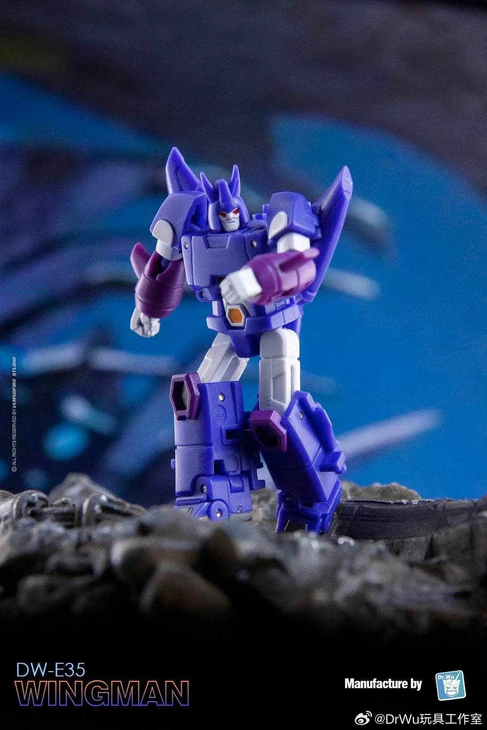Dr.Wu & Mechanic Studio Extreme Warfare DW-E35 Wingman (Cyclonus) / DW-E34 Wasp (Bumblebee)  2 in 1 set 4.5cm