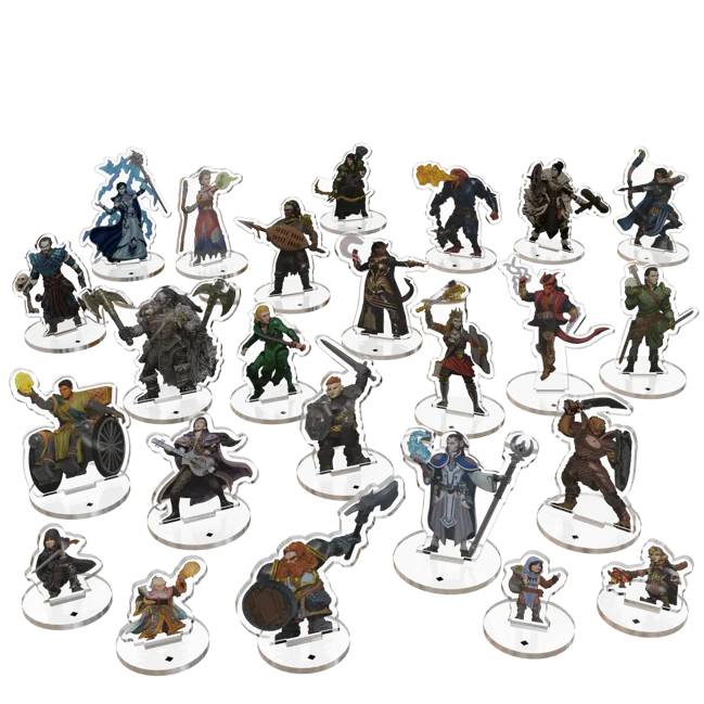 Dungeons and Dragons - Idols of the Realms: Wizards & Warriors (2D Set)
