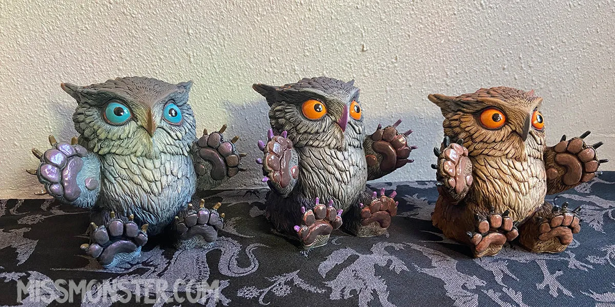 FAT BOTTOMED BABY OWLBEAR- PAINTED FIGURE