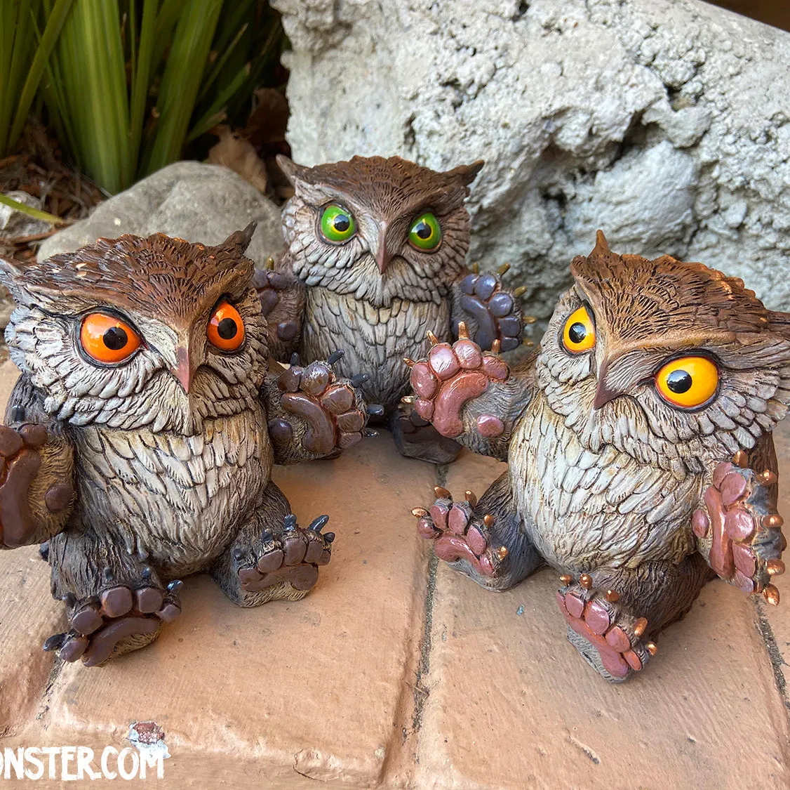 FAT BOTTOMED BABY OWLBEAR- PAINTED FIGURE