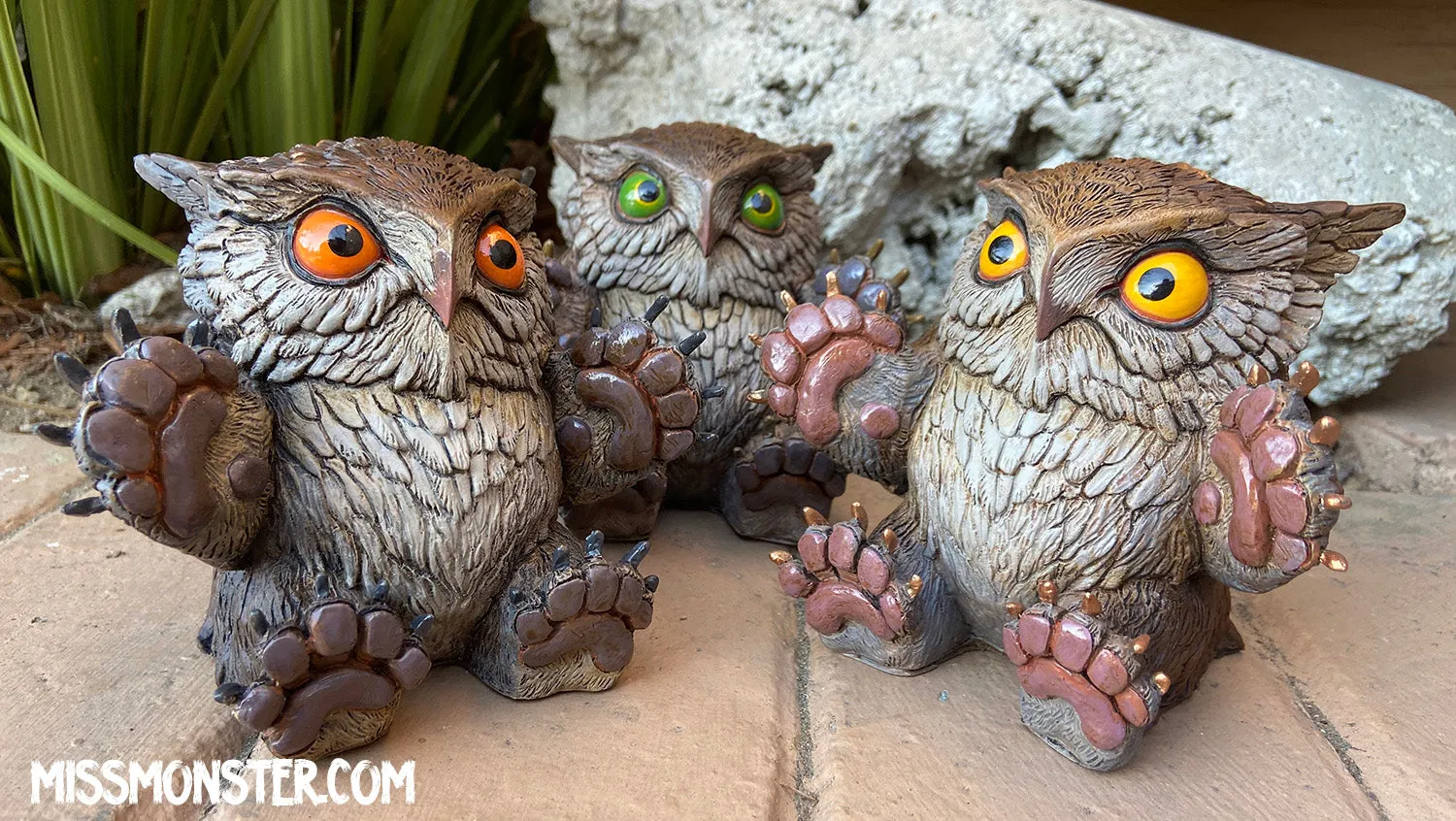 FAT BOTTOMED BABY OWLBEAR- PAINTED FIGURE