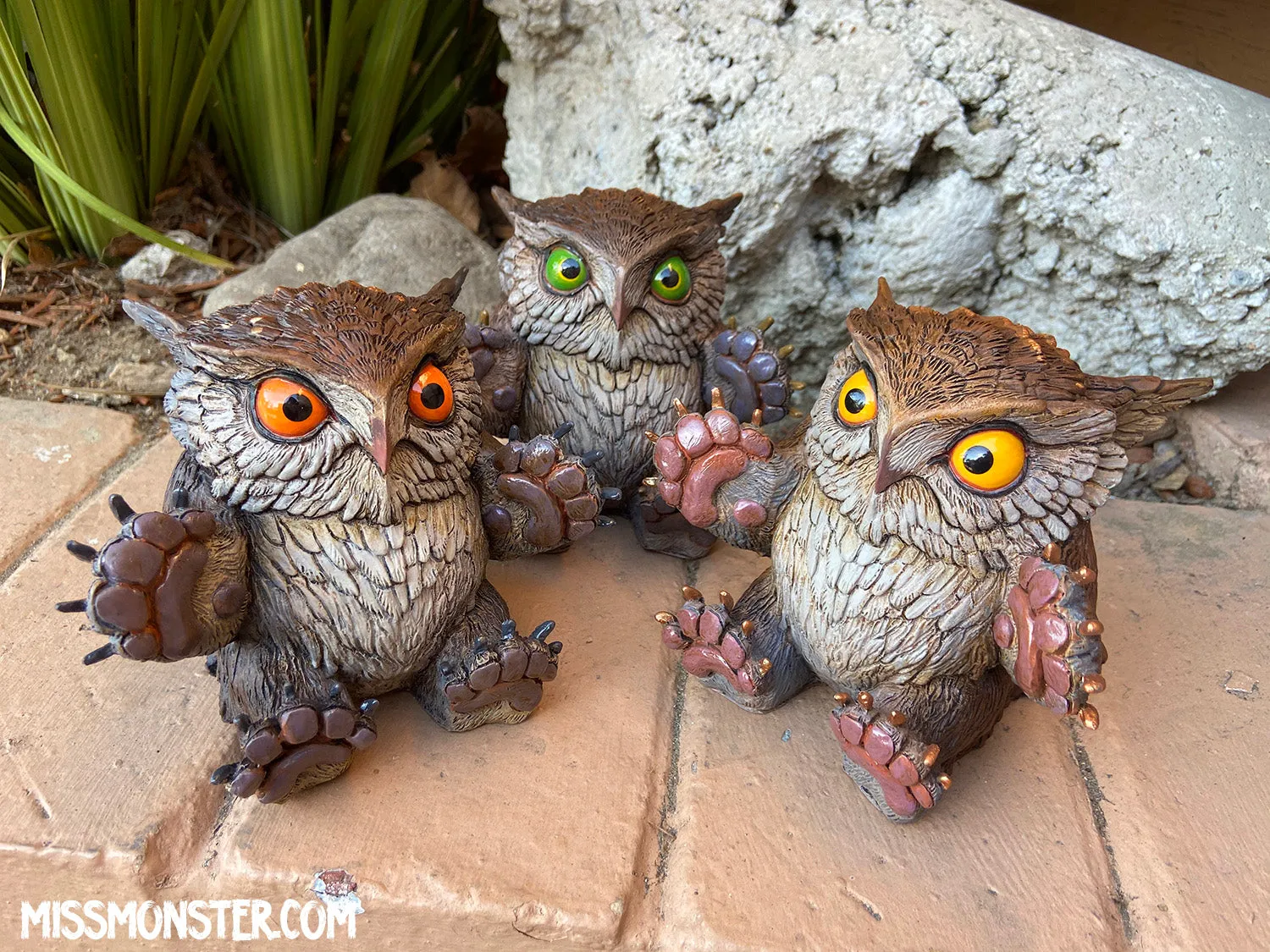 FAT BOTTOMED BABY OWLBEAR- PAINTED FIGURE