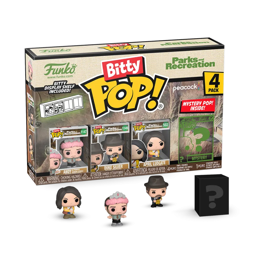 Funko Bitty Pop – Parks and Recreation - Andy (as Princess) (4 Pack)