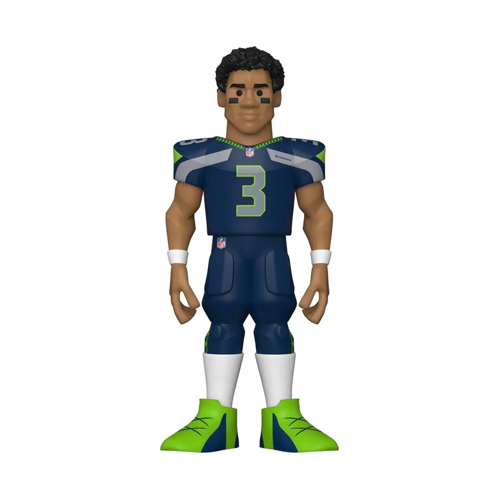 Funko GOLD Seattle Seahawks Russell Wilson 5" Premium Vinyl Figure