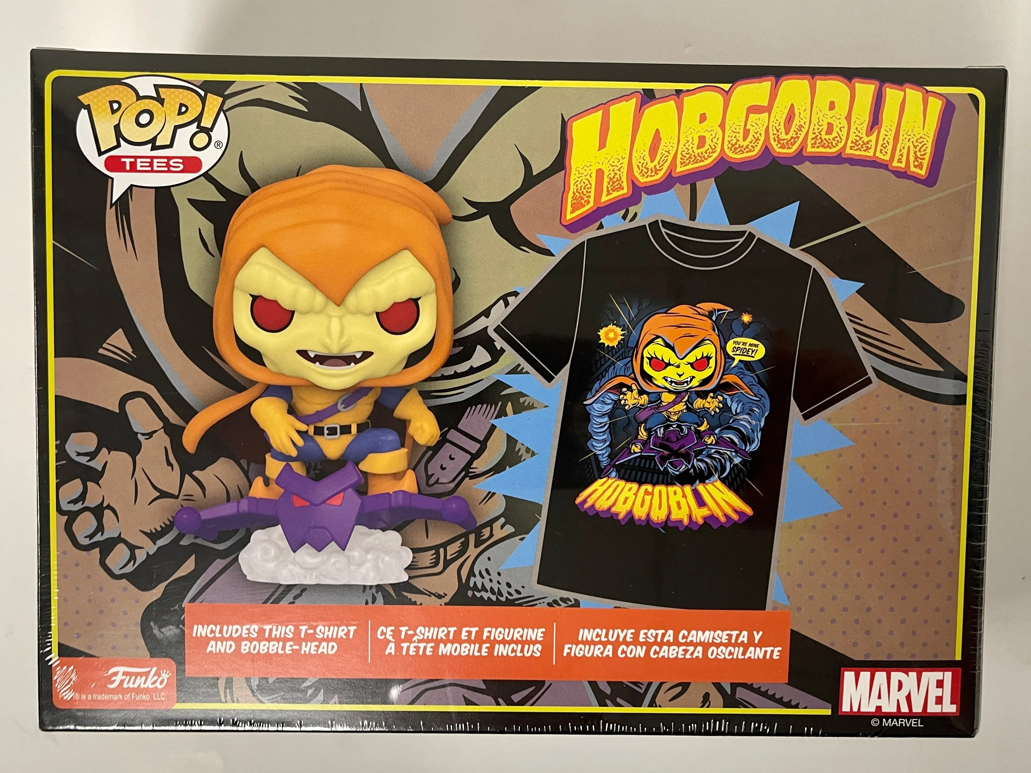 Funko Pop! & XL Tee Hobgoblin #959 Marvel Comics Glow Target 2021 Exclusive
