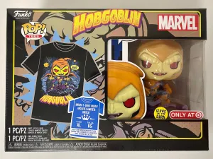 Funko Pop! & XL Tee Hobgoblin #959 Marvel Comics Glow Target 2021 Exclusive