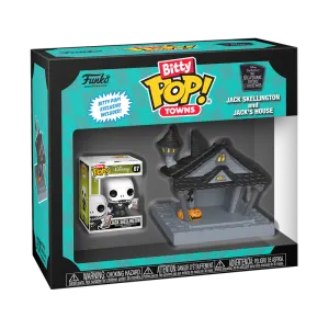 Funko Pop! Bitty Pop Town: The Nightmare Before Christmas - Jack Skellington w/ Jack's House