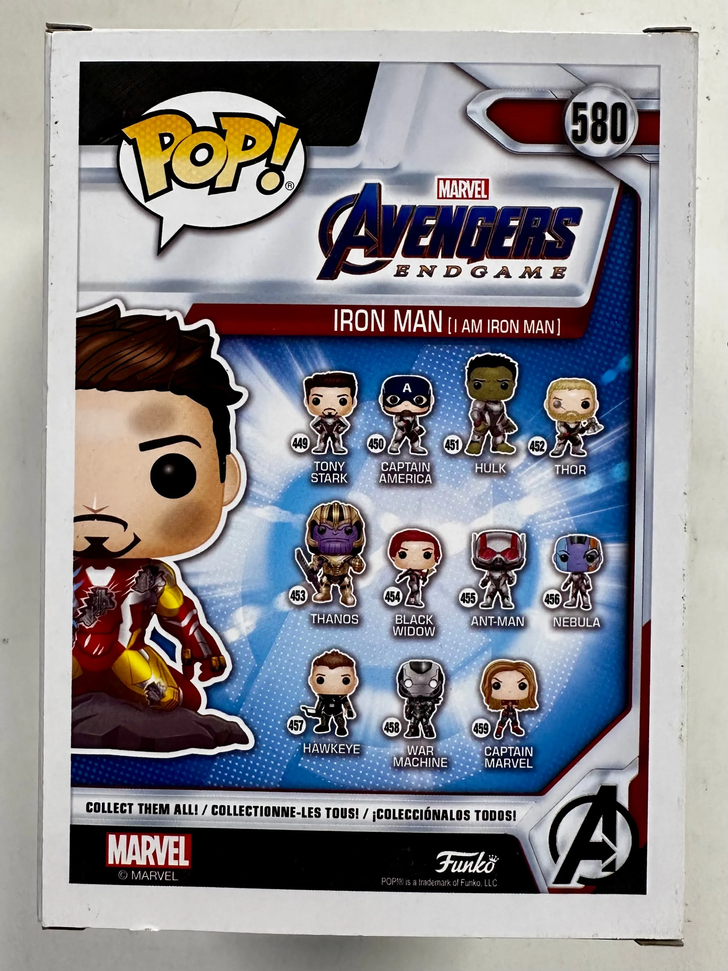 Funko Pop! Marvel Glow Iron Man (I Am) #580 Avengers: Endgame PX 2020 Exclusive