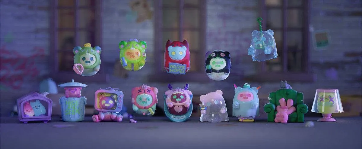 Ghost Bear House Series Blind Box
