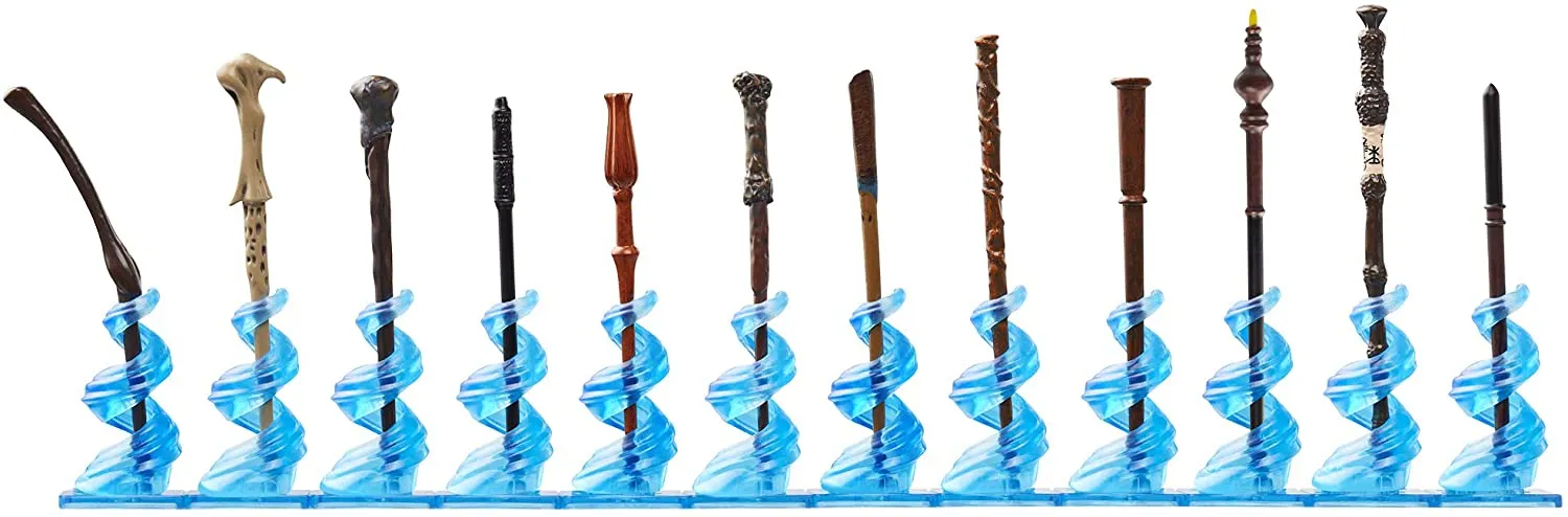 Harry Potter Collectible Wand 4 Inch Die Cast Wand with Stand Blind Boxes - Pack of 1