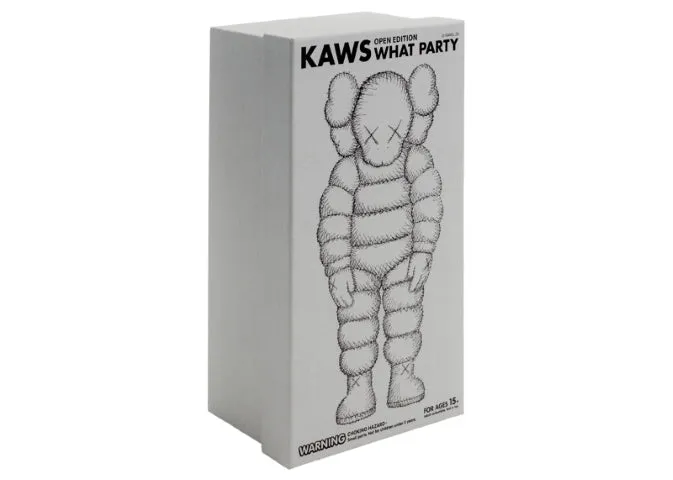 KAWS What Party Vinyl Figure (White)