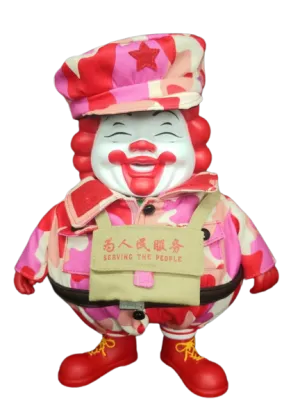MC Supersized Camo Bangkok Art Toy by Ron English