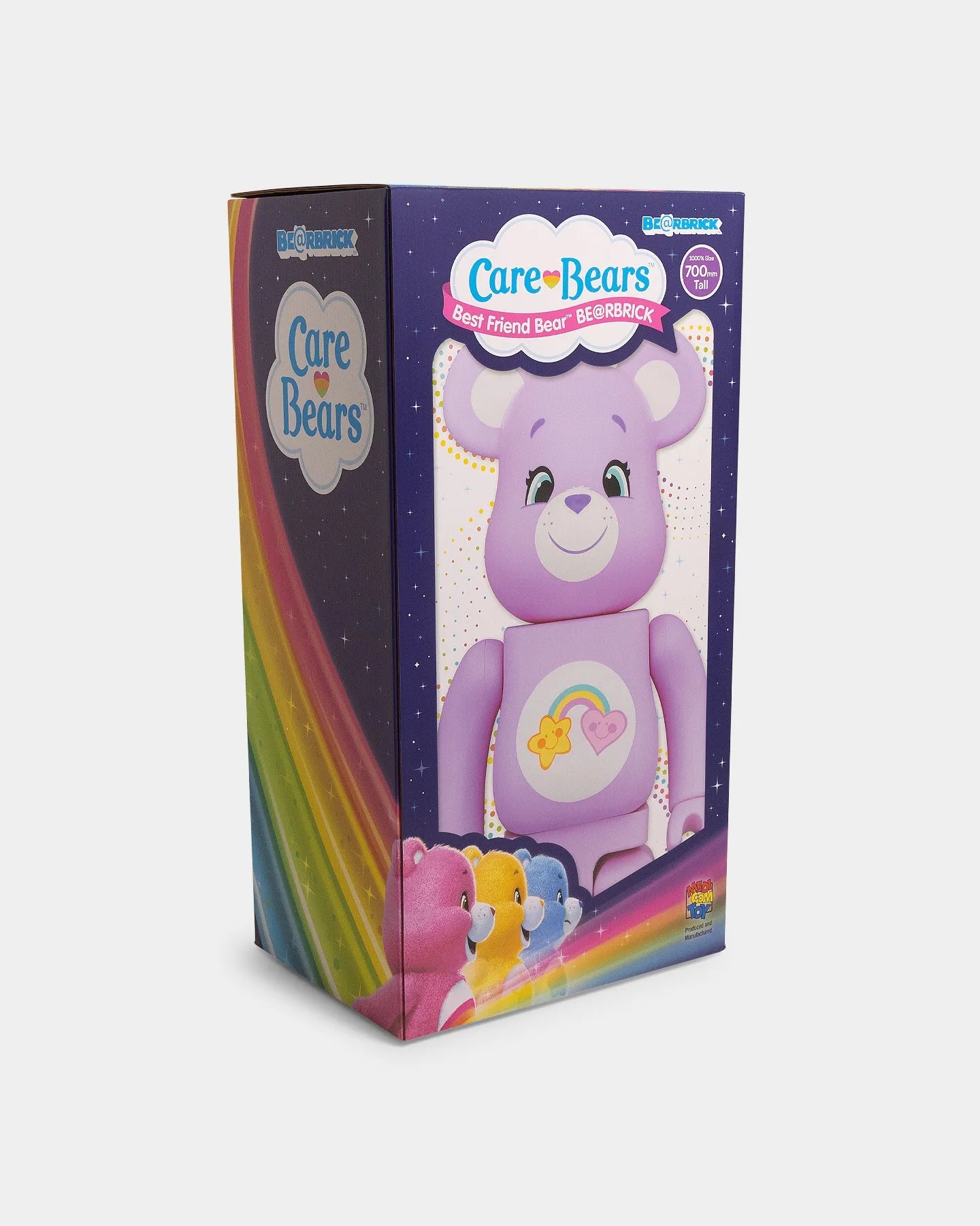 Medicom Toy Be@Rbrick X Care Bears Bestfriend Bear 1000% Figure Purple