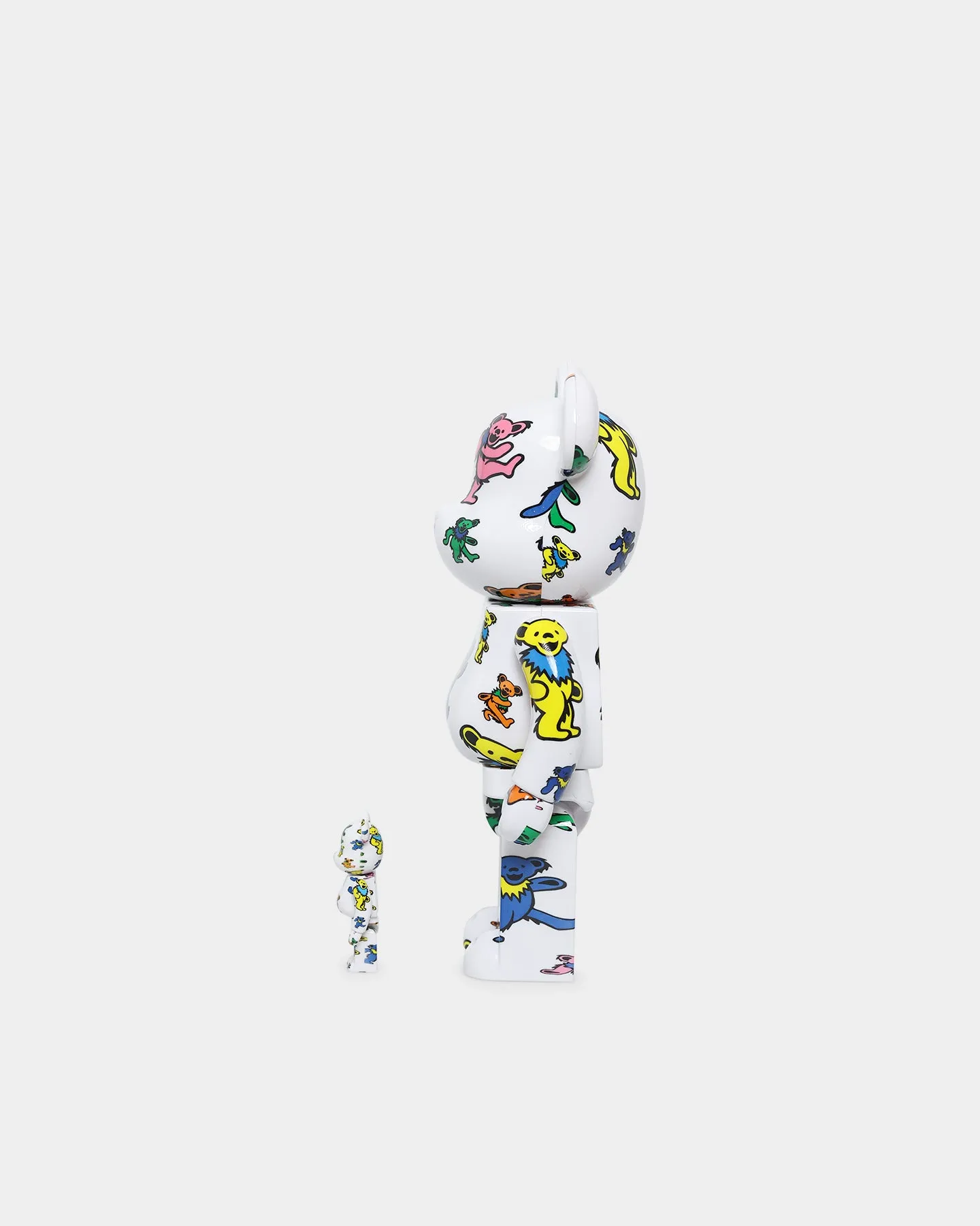 Medicom Toy Be@rbrick X Grateful Dead 100% & 400% Figure Set White