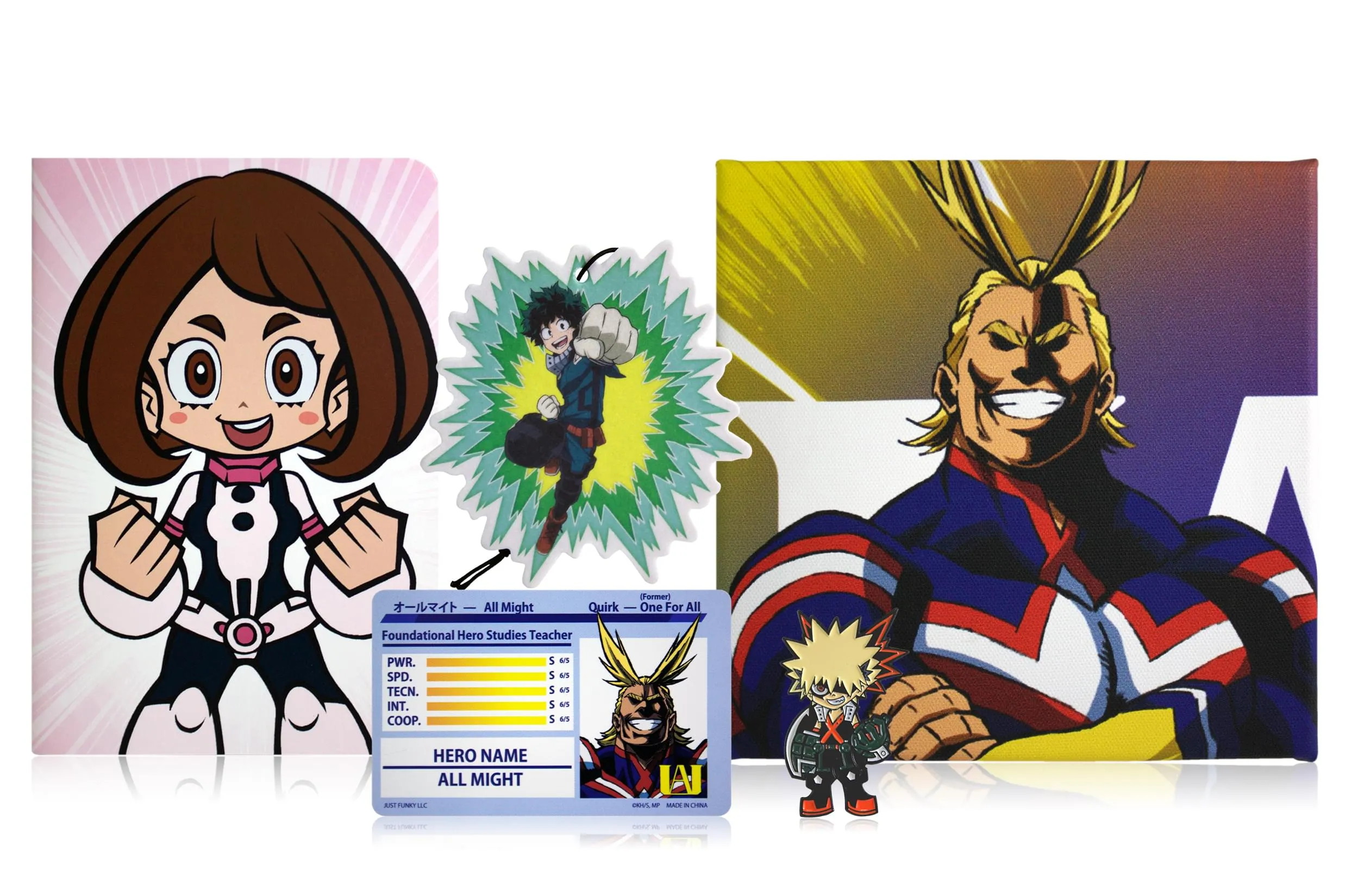 My Hero Academia LookSee Mystery Gift Box | Includes 5 Themed Collectibles | All Might Box