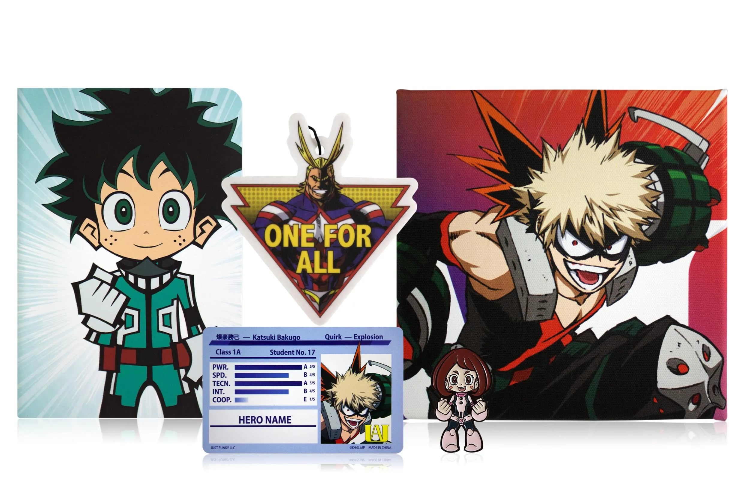 My Hero Academia LookSee Mystery Gift Box | Includes 5 Themed Collectibles | Bakugo Box