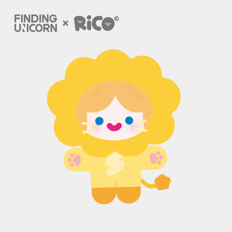 【New】FINDING UNICORN CELL RiCO Happy Fluffy Series Plush Blind Box