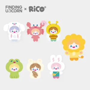 【New】FINDING UNICORN CELL RiCO Happy Fluffy Series Plush Blind Box