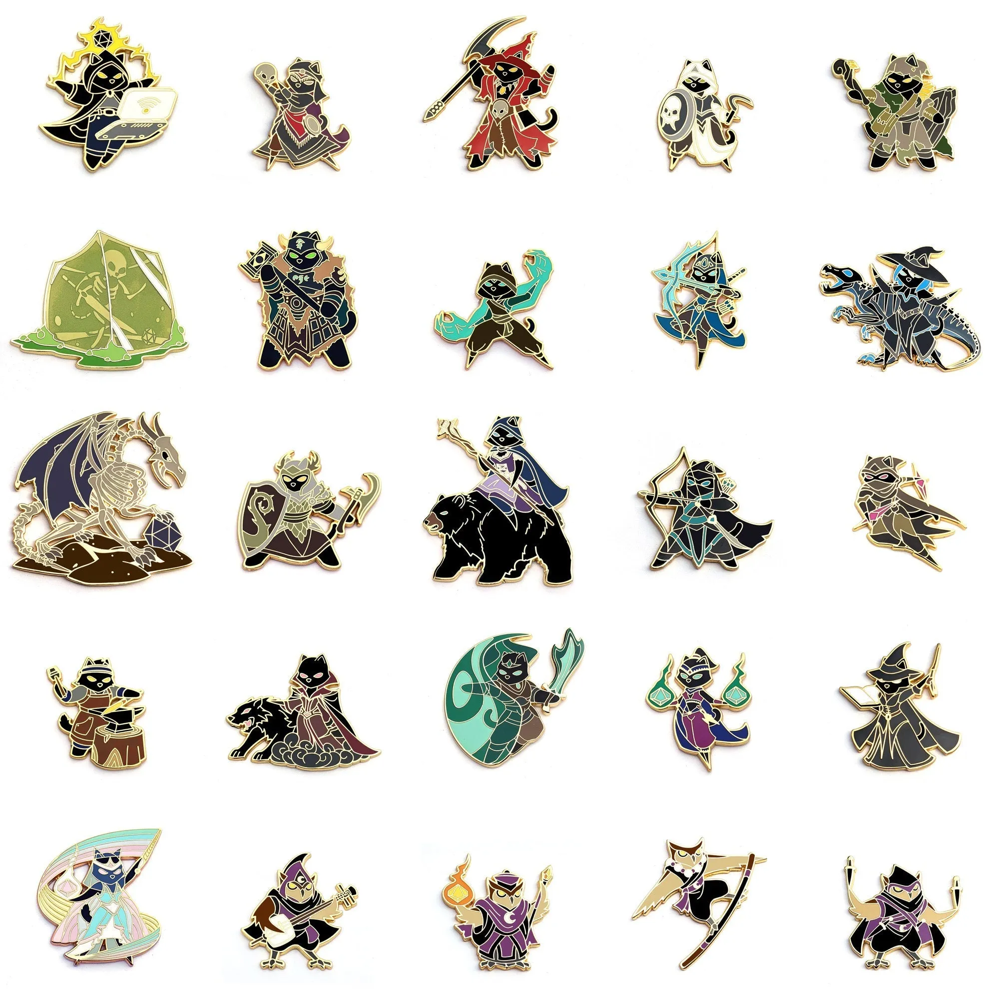 Owl Mage Class - Hard Enamel Pin
