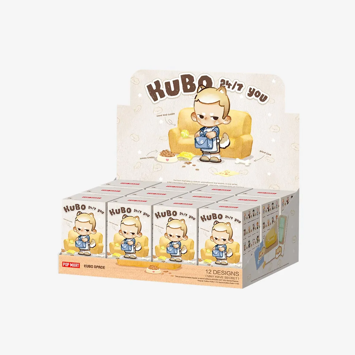 POP MART KUBO 24/7 YOU Series Figures [1 Blind Box]