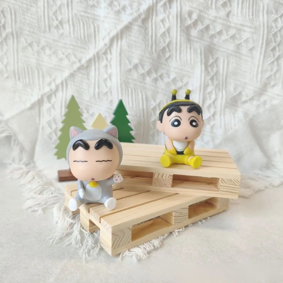 Premium Shinchan Collectibles |  Cartoon Collectible [Set of 6 Animal Dress Shin Chan]